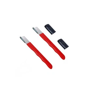 2 PCS Gardening Tool Sharpener Quick Pruners/Scissors Sharpener Red - Picture 1 of 8