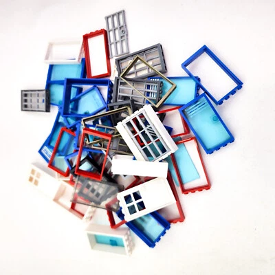 LEGO Bricks City Police Station & other Windows & Doors Bar Windows Mixed Lot - Image 1 of 4