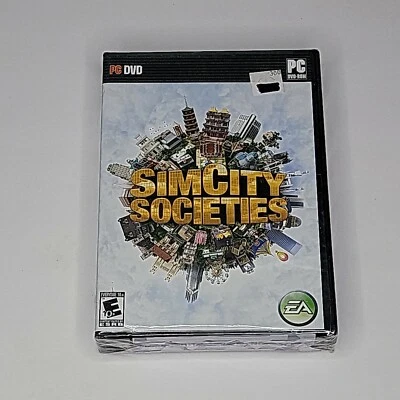 SimCity Societies PC DVD Game by Electronic Arts FACTORY SEALED Sim City EA - Image 1 of 4