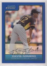 2006 Bowman Draft Chrome Futures Game Blue Refractor /199 Davis Romero #FG24