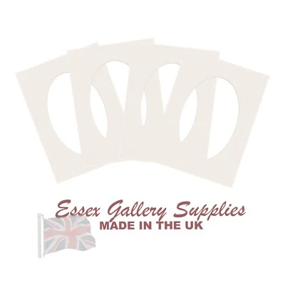 Supporti per foto e foto OVALI/ROTONDI per cornici BIANCO POLARE - supporti per cornici