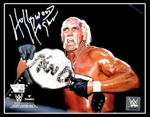 WWE HULK HOGAN HAND SIGNED AUTOGRAPHED 8X10 WRESTLING PHOTO WITH FANATICS COA 2 - Picture 1 of 4