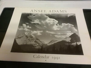 Vintage 1991 Ansel Adams wall calendar New York Graphic Society  - Picture 1 of 1