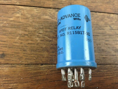 NOS - Hart Advance 4PDT Relay R115BIT-3C  150 OHMS 26.5 VDC   #102 - Image 1 of 3