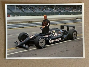 A.J. Cartolina Foyt Indy 500 4" x 6" 1990 - Foto 1 di 2