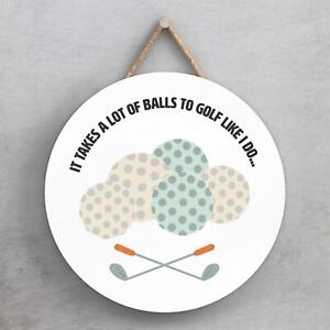 A Lot Of Balls Humour Themed Funny Decorative Plaque Secret Santa Gift Idea
