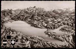 Der Bodensee Landschaftskarte Postkarte - Bild 1 von 2