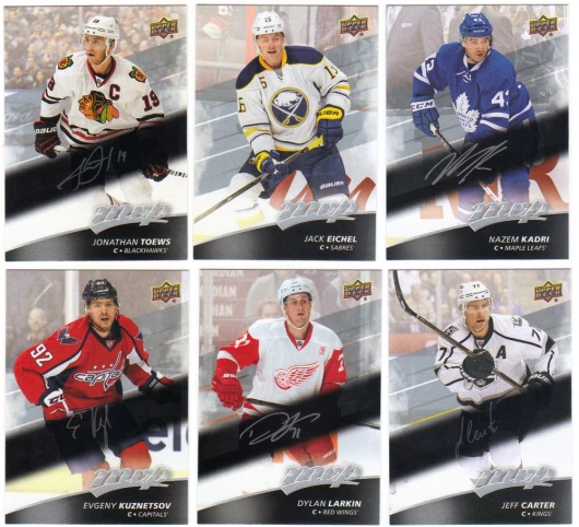 2017-18 Upper Deck MVP Hockey - Silver Script Cards - Choose From Card #'s 1-200 - Image 1 of 1