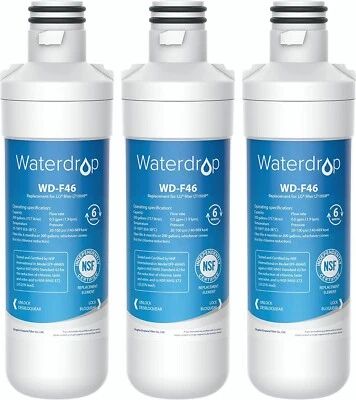 Waterdrop Refrigerator Water Filters Replacement for LG® LT1000P® (1-6)Pack