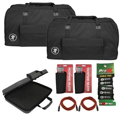Mackie Thump15A/BST Padded Speaker Bags Pair + Case + Accessories