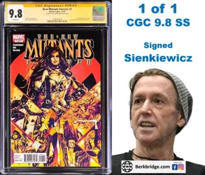 Nuevo Mutants Forever 1 CGC 9.8 SS Firmado 2010 Marvel Comics Primera Aplicación LLAVE (1 de 1) Foto 1 de 4