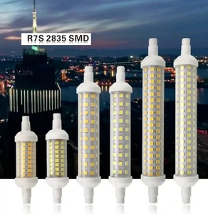 LAMPADA LAMPADINA LED R7S cob LUCE 78/118/135mm 220-240V 6W 9W 12W 144 led tubo - Imagen 1 de 4