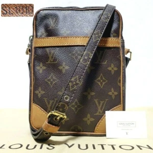 Auth Louis Vuitton Danube Crossbody Bag Monogram Canvas M45266 LV F/S Rare - Picture 1 of 20
