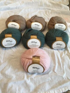 LOTE DE 6 ALPACAS/LANA/CACHEMIRA BEBÉ COLECCIÓN ELAN PERU Y UN BEBÉ SEDA - Imagen 1 de 8
