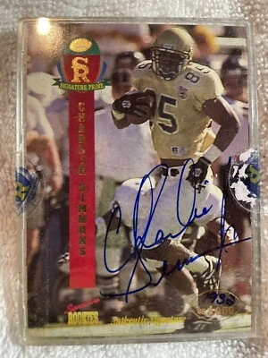 Charlie Simmons Autographed 1995 Signature Rookies Prime Card Georgia Tech - Image 1 of 4
