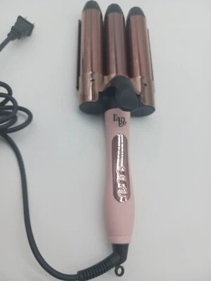 Lange Hair Le Tridente Titanium Triple Barrel Waving Iron Model: HT232 Pink NWOB - Image 1 of 4