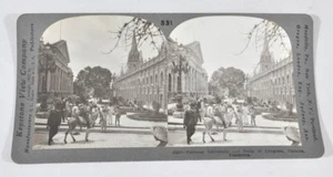 Universität und Kongresshallen Caracas Venezula Antik Keystone Stereoview - Bild 1 von 2