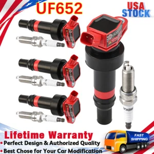 4 Ignition Coils w/ Spark Plugs For 12-20 Hyundai Accent Veloster Rio 273012B100 - Picture 1 of 15