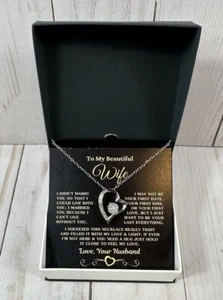To My Beautiful Wife Jewelry Set, Gift From Husband, Valentine/ Birthday - Picture 1 of 11