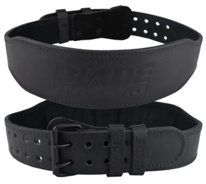 Weight Lifting Belt Leather Gym Training Fitness Men Woman 4" Blade S M L XL XXL - Picture 1 of 23