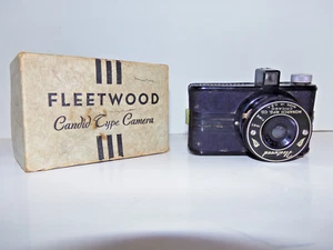 Vintage 1940’s Fleetwood Candid Type Camera by Monarch In Box NOT TESTED As Is - Picture 1 of 10