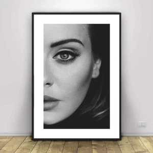 Adele Singer Wall Art Print Poster Interior Decor Picture High Quality Size A4 - Picture 1 of 4