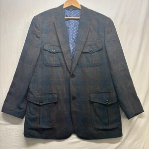 Perry Ellis Men's Sport Jacket Suit Separate 46 Reg Slim Fit Notch Collar Blazer - Picture 1 of 15