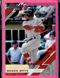 2019 Donruss Pink #101 Mookie Betts(I)  Boston Red Sox