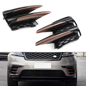 2x Front Bumper Fog Lamp Grille Cover For Land Rover Range Rover Velar 2017-2022 - Picture 1 of 11
