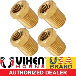 1/4" MALE TO 1/8" NPT FEMALE BRASS THREAD REDUCER FITTING AIR TANK KIT VXA1418-4 - Picture 1 of 2
