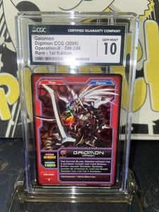 2005 Digimon CCG Operation-X Gaiomon 1° Edizione Holo R - CGC 10 - Foto 1 di 4