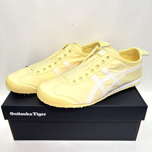 ASICS Scarpe unisex Onitsuka Tiger MEXICO 66 SLIP ON 1183B603 750 GIALLO CREMA US6 14