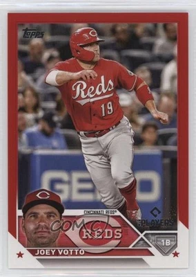 2023 Topps X MLB Players Exclusive Red /10 Joey Votto #45 - Image 1 of 2
