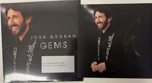 Josh Groban handsignierte versiegelte "Gems" Schallplatte Album Einlage mit Vinyl - Bild 1 von 3