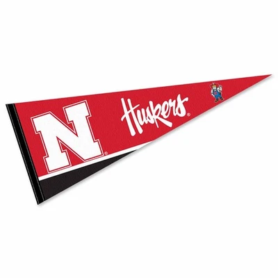 Nebraska Cornhuskers New Logo NCAA College Pennant - Image 1 of 4