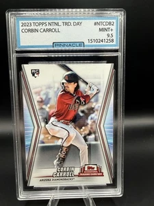 Corbin Carroll RC Pinnacle 9.5!!! 2023 Topps International Trading Card Day! - Picture 1 of 2