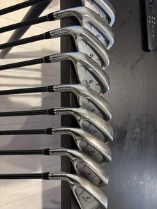 TaylorMade Iron Set [Leftie] FLEX-R 9pcs 4, 5, 6, 7, 8, 9, P, A, S used - Picture 1 of 3