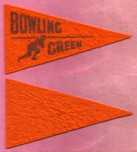 Vintage 1936 Bowling Green State University Warriors (FALCONS) Football Wimpel! - Bild 1 von 2