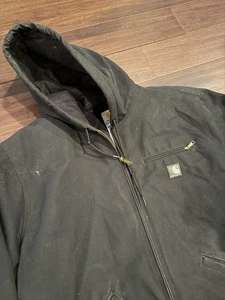 Carhartt Hooded Detroit Jacket J202 BLK Black - XL RARE - Bild 1 von 6