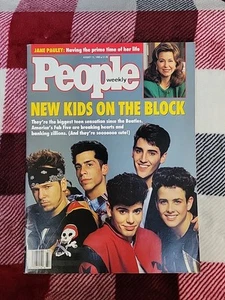 People Magazine August 13 1990-New Kids On The Block, Jane Pauley, Unread LN - Picture 1 of 16