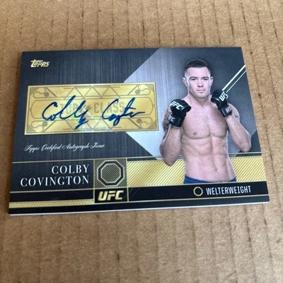2016 Topps UFC Top Class AUTO Colby Covington #TCA-CCO MMA Fighter Card (f3) - Image 1 of 2