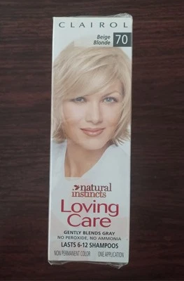 (3) Clairol Natural Instincts Loving Care Non Permanent Color Beige Blonde #70  - Image 1 of 4
