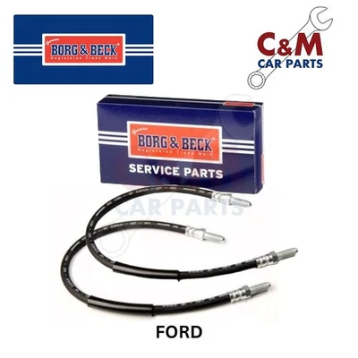 REAR BRAKE HOSE PAIR fits FORD GRANADA MK 1 & 2 2.0 2.5 & 2.8i (1972-1985) - Image 1 of 2