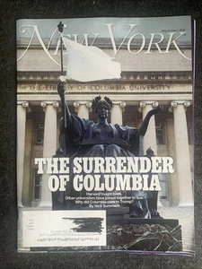 New York Magazine : 19 mai - 1er juin 2025 : Université Columbia : Très bon état - Photo 1/2