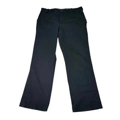 Pantalones de carpintero Duluth Trading Flex Fire Hose para hombre talla 42x34 negros ropa de trabajo Foto 1 de 4