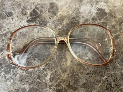 ARMAÇÕES DE ÓCULOS FEMININAS VINTAGE ANOS 1970 GIVENCHY FRANCE marrom 52-15 - Imagem 1 de 4