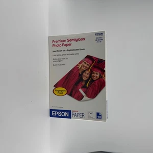 Epson Premium Semi Gloss Photo Paper 4"x6" 40 - Picture 1 of 2