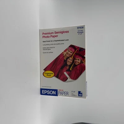 Epson Premium Semi Gloss Photo Paper 4"x6" 40 - Image 1 of 2