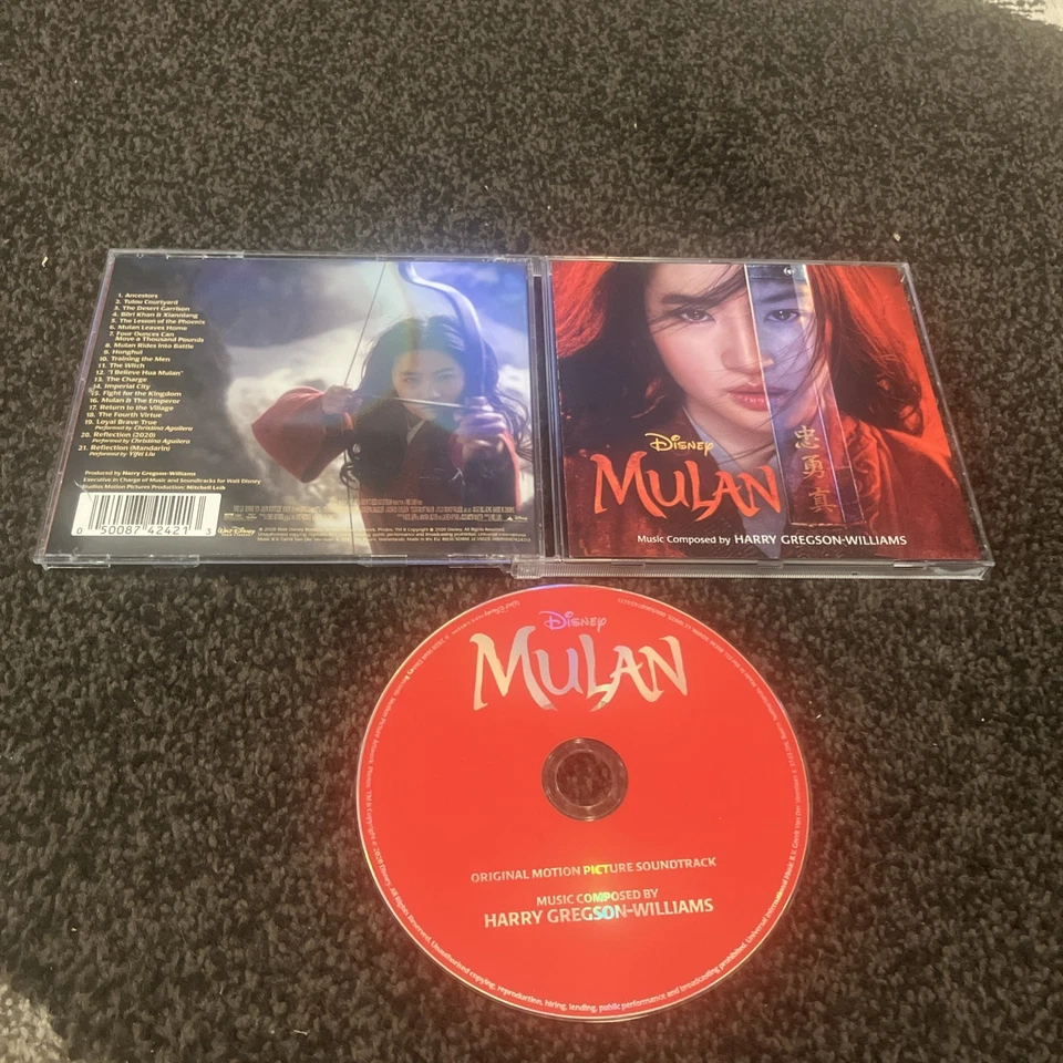 MULAN SOUNDTRACK CD HARRY GREGSON-WILLIAMS Disney 2020 - Image 1 of 1