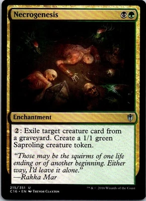 Necrogenesis - 215 - Commander 2016 - Magic MTG - LP - Image 1 of 2